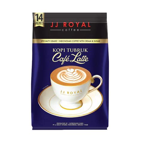 Promo JJ Royal Coffee Kopi Tubruk Cafe Latte [14 x 30 g] Diskon 6% di Seller Rezeki Fresh Market ...