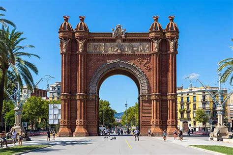 Arc de Triomf, triumphal arch of Barcelona