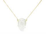 Elsa Peretti Tiffany & Co. Rock Crystal Quartz 18 Karat Gold Long Chain Bottle Necklace | Wilson ...
