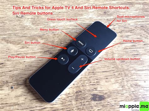 Tips And Tricks for Apple TV 4 And Siri Remote Shortcuts - miapple.me ...