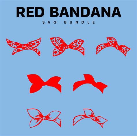 Red Bandana SVG – MasterBundles