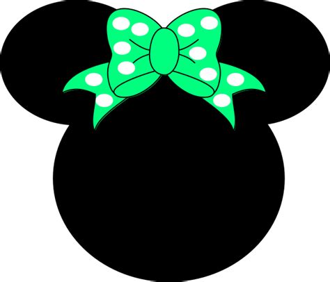 Minnie Mouse Green Clip Art at Clker.com - vector clip art online, royalty free & public domain