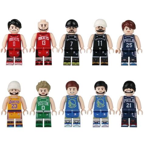 Basketball Player Minifigure Lego Compatible Building Blocks for Kids ...