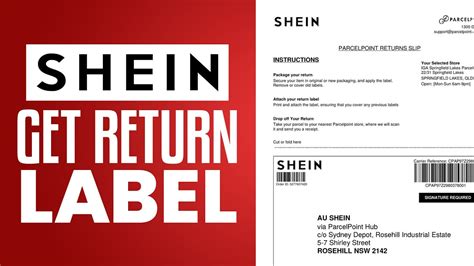 How To Get Return Label On Shein - (SIMPLE Method) - YouTube