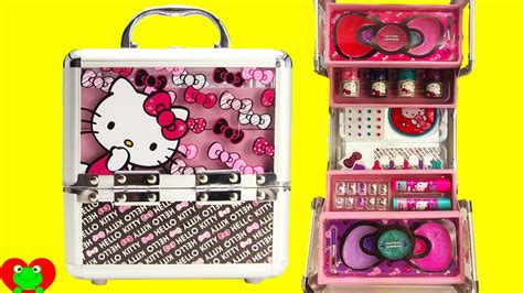 Hello Kitty Cosmetics Kids Makeup Set with Nail Polish and Lip Gloss ...