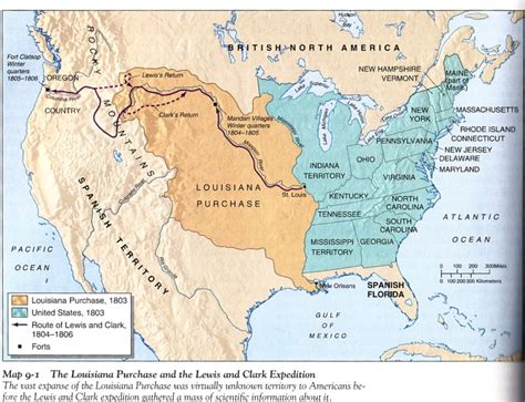 Labeled Louisiana Purchase Map - Pam WagnerPam Wagner