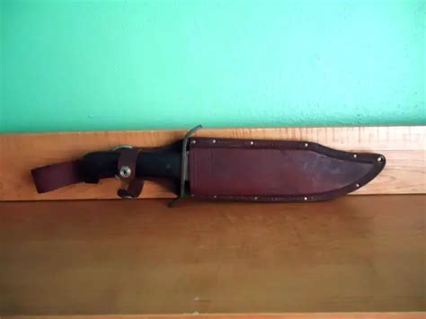 WESTERN BOWIE KNIFE with Sheath $81.00 - PicClick