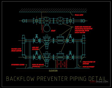 Backflow Preventer Drawing Symbol