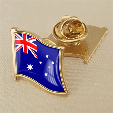 Australia Single Flag Lapel Pins-in Brooches from Jewelry & Accessories ...