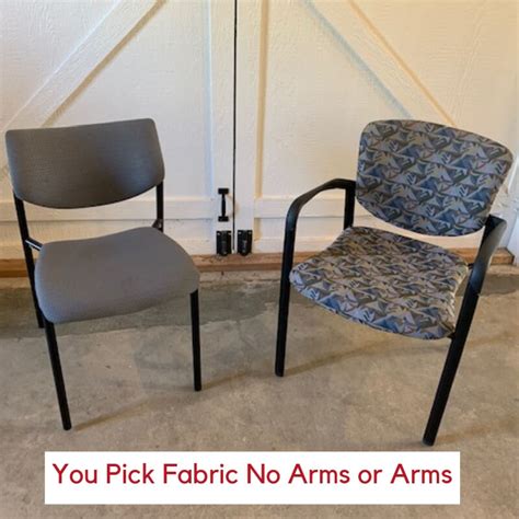 Waiting Room Chairs with Arms and No Arms You Pick Fabric Ship 4 Free