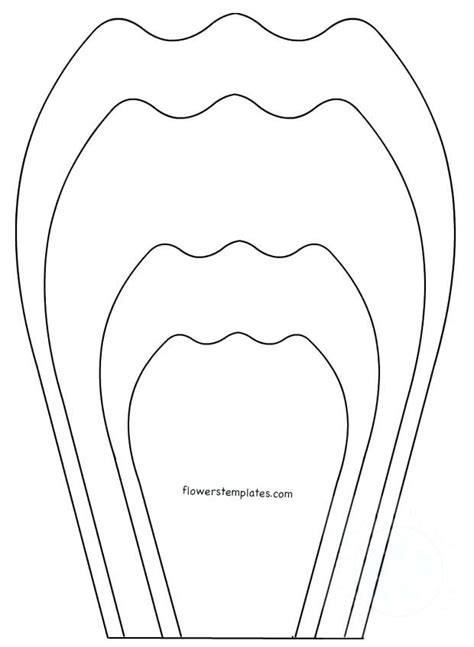 Paper Flower Template Printable