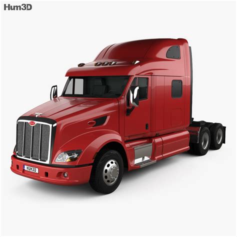 Peterbilt 587 Tractor Truck 2010 3D model - Hum3D