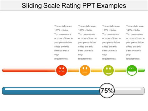 Sliding Scale Rating Ppt Examples | Presentation Graphics | Presentation PowerPoint Example ...