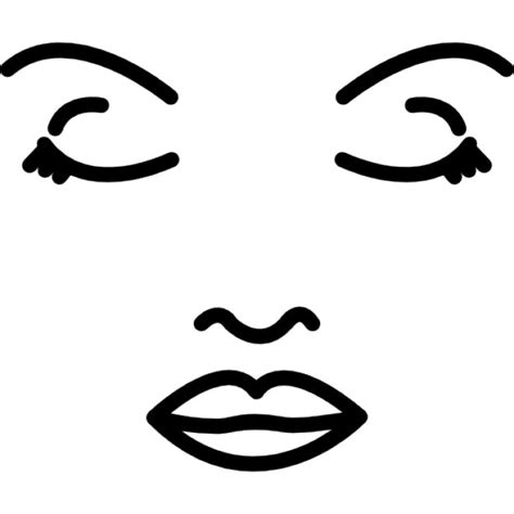 Face of a woman outline Icons | Free Download