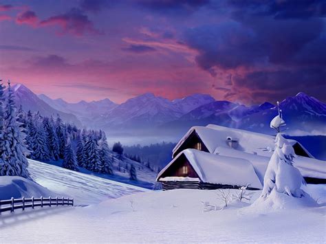 Snowy Night Scenes, Anime Snow Scenery HD wallpaper | Pxfuel