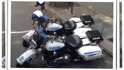 2 NYPD Highway Patrol Harley Davidson Motorcycles! - YouTube