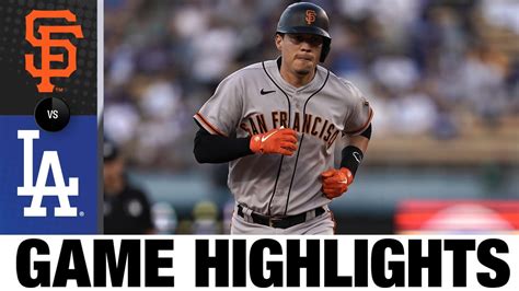 Giants vs. Dodgers Game Highlights (7/19/21) | MLB Highlights - YouTube