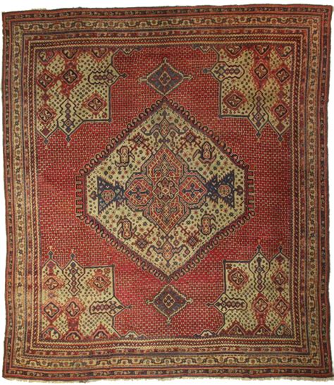 Antique 16 x 18 Turkish Oushak Wool Rug 11294 | Exclusive Oriental Rugs