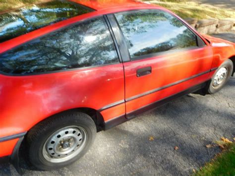 1991 Honda CRX, HF Model, Red for sale - Honda CRX 1991 for sale in ...