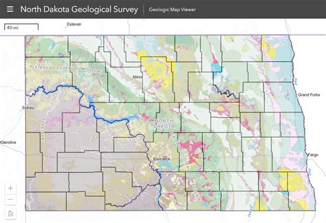 Geologic Map Viewer | Department of Mineral Resources, North Dakota