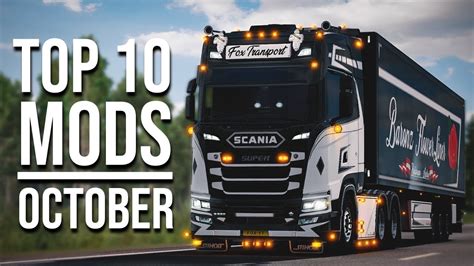 TOP 10 ETS2 MODS - OCTOBER 2019 | Euro Truck Simulator 2 Mods - YouTube