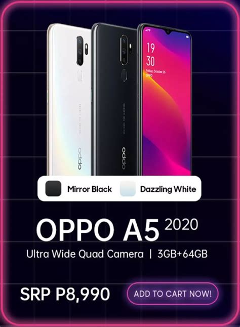 Online-only OPPO A5 2020 announced, SD665 priced at PHP 8,990!