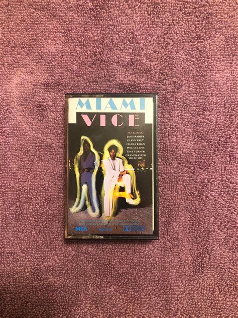 Vintage Miami Vice TV Series Soundtrack Origional Cassette - Etsy