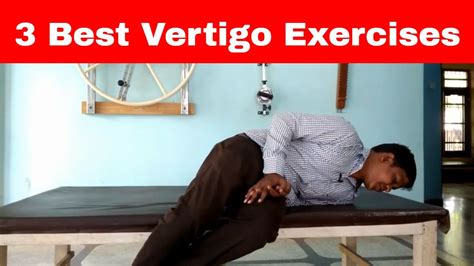 3 Best Vertigo Exercises at Home | चक्कर आने पर घरेलू उपचार - YouTube