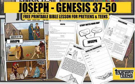 Joseph - Genesis 37-50 (Bible lesson for teens) - Trueway Kids