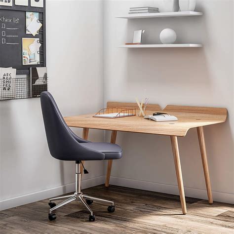 modern scandinavian office furniture curved top desk | Interior Design Ideas