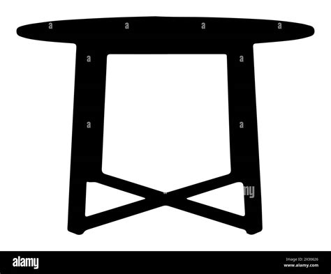 Table silhouette vector art Stock Vector Image & Art - Alamy