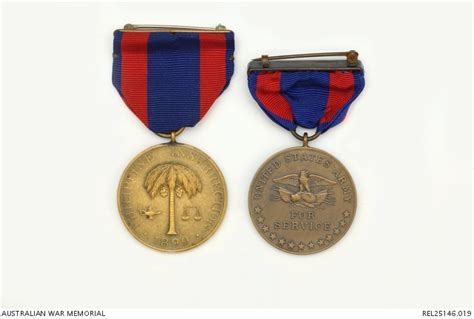 United States : Philippine Campaign Medal (1899-1906) (2 examples) | Australian War Memorial