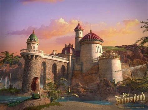 Prince Eric's castle at New Fantasyland-- Please please please take me here!! (: Walt Disney ...