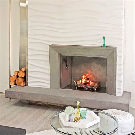 Fireplace Surrounds & Mantles - Precast Concrete - Sanderson Concrete