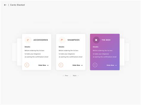 [UI Experiment] Cards Stacked by Moreno Di Domenico on Dribbble