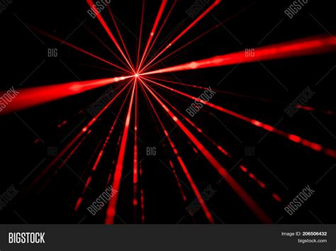 Red Laser Beams Light Image & Photo (Free Trial) | Bigstock