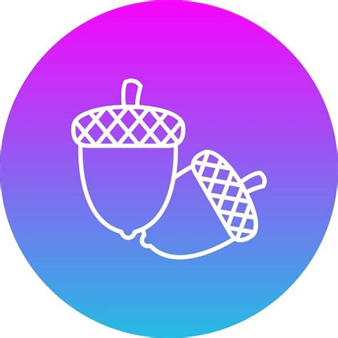 Premium Vector | Acorn Icon