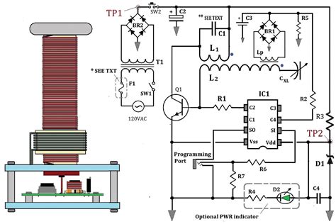 Simple Tesla Coil Circuit Diagram