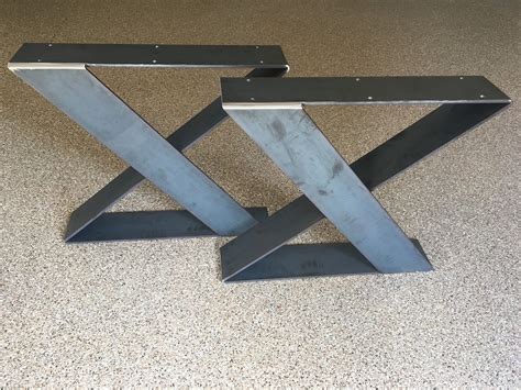 Modern steel table legs,mid century modern,steel legs,metal table legs,home decor,metal table ...
