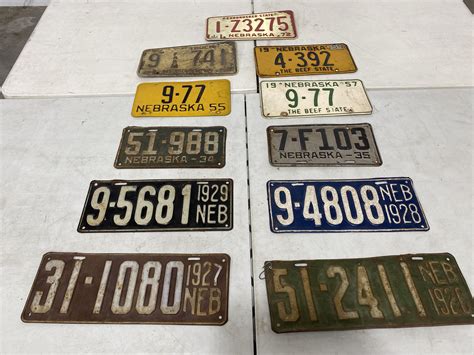 License Plates BigIron Auctions