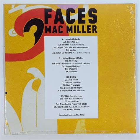 Mac Miller Faces 2LP Vinyl Limited Black 12 Record | Etsy