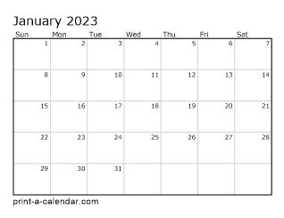 Excel Calendar 2023