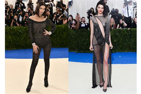 Bella Hadid, Kendall Jenner Wore Super Sheer Looks at Met Gala – Footwear News