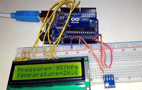 Interface BMP180 Pressure & Temperature Sensor with Arduino https://how2electronics.com ...