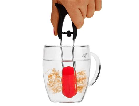 This squeezable silicone tea infuser makes tea time easier than ever