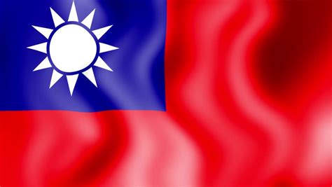 video taiwan flag background Stock Footage Video (100% Royalty-free ...