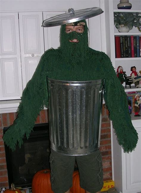 Oscar the Grouch Mop Face Costume - Costume Fail