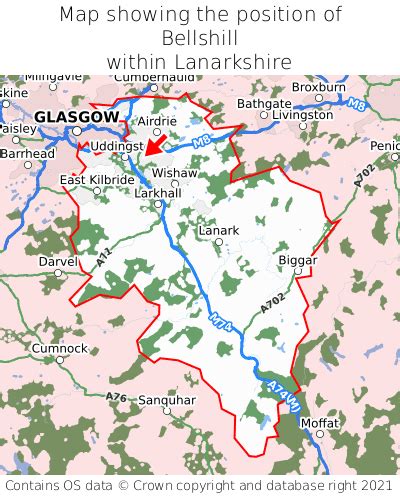 Where is Bellshill? Bellshill on a map