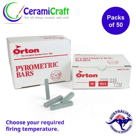 Orton Pyrometric Bar Cones Kiln Firing Porcelain Ceramics (Pack of 50) | eBay