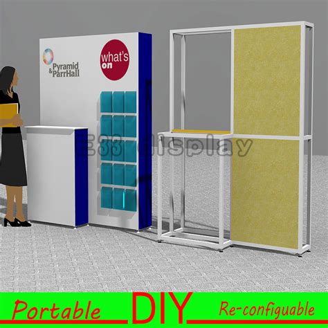 DIY Aluminum Customized Modular Exhibition Booth Stand Display Booth ...